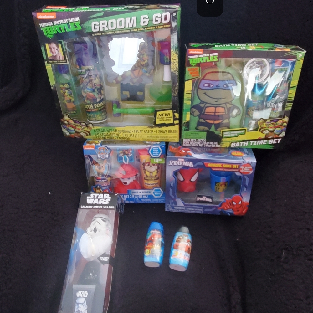 7 pc. Boys bathroom gift set #8